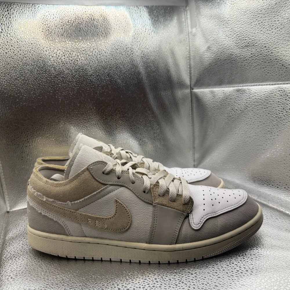 Size 11 Jordan 1 SE Craft Low Inside Out Tech‎ Gray Mens Sneakers DN1635-002